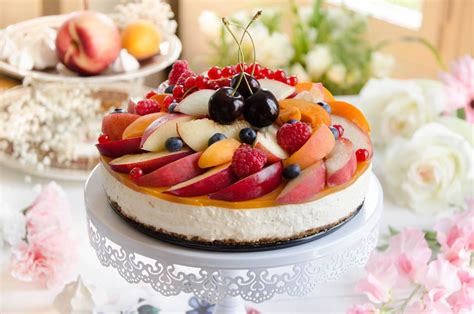 Cheesecake sans cuisson aux fruits dété