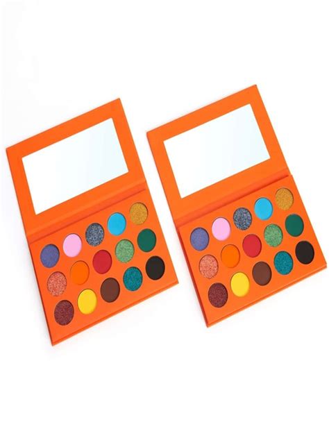 Paleta 15 Cores Egípcia Sombras Glitter Cintilantes e Opacas Queen