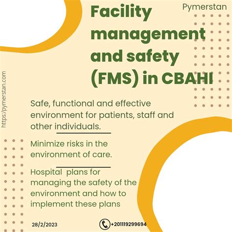 Facility Management And Safety Fms In Cbahi Pymerstan