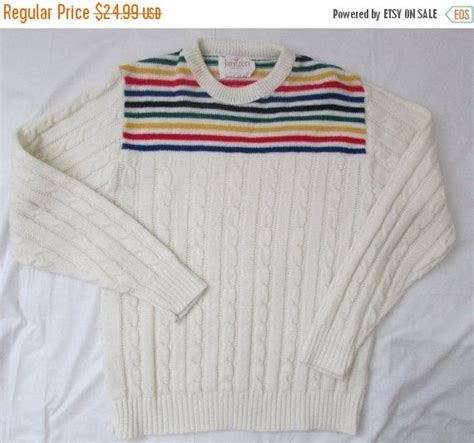 Vintage S Jantzen Sweater S Striped Etsy S