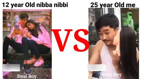 12 Year Old Nibba Nibbi VS 25 Year Old Me DESI BOY YouTube