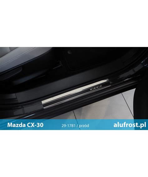 Nak Adki Progowe Folia Karbonowa Mazda Cx Alufrost