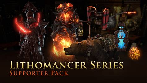 Path Of Exile Lithomancer Series Supporter Packs YouTube