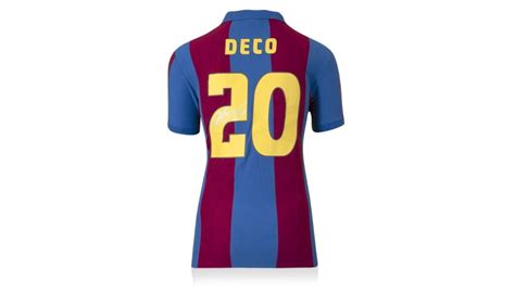 Deco FC Barcelona Signed Shirt - CharityStars