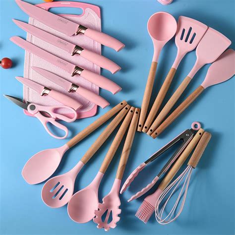 Buy 19pcs Silicone Kitchen Cooking Utensils Heat Resistant Non Stick