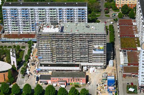 Berlin Von Oben Baustelle Zum Neubau Eines Wohnhauses In Berlin