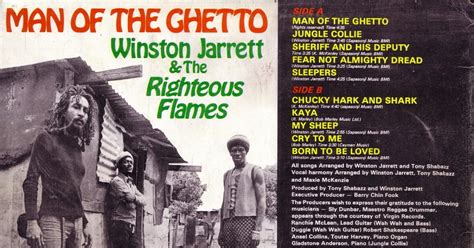 Compartilhando Reggae Winston Jarrett The Righteous Flames Man Of