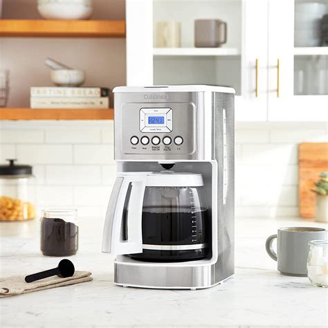 Cuisinart DCC 3200WP1 Perfectemp Coffee Maker 14 Cup Glass White