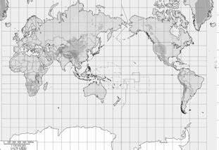 世界地図のいろいろ メルカトル モルワイデ 正距方位そして地球儀