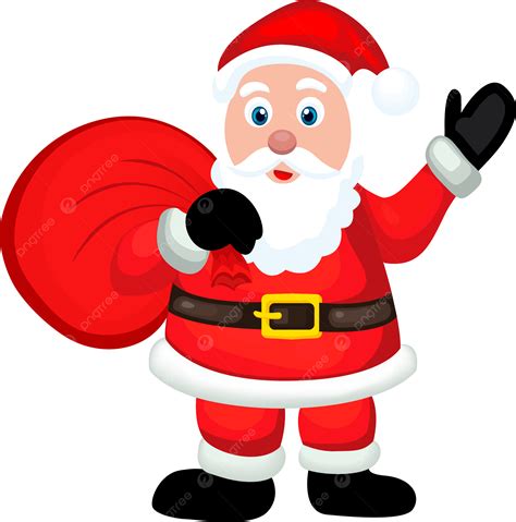 Feliz Santa Claus Vector Transparente Png Vector De Papa Noel Feliz