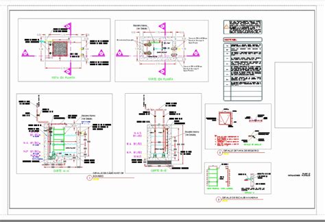 Cárcamo De Bombeo Pluvial En Autocad Descargar Cad 49171 Kb