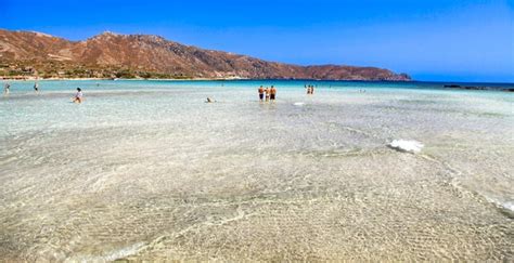 Premium Photo Clear Sea At Elafonisi Lagoon In Crete Island At Greece