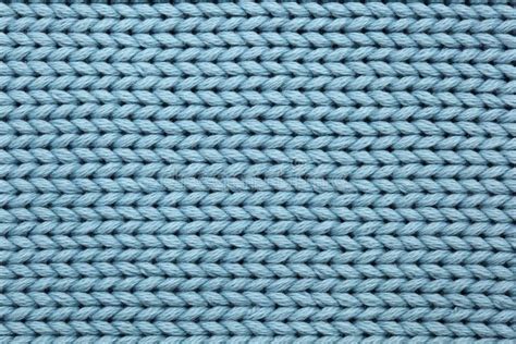 Blue Knitted Textured Background Stock Image Image Of Textile