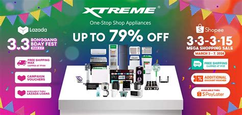 Get Up To Discount From Xtreme Appliances This Shopee Mega