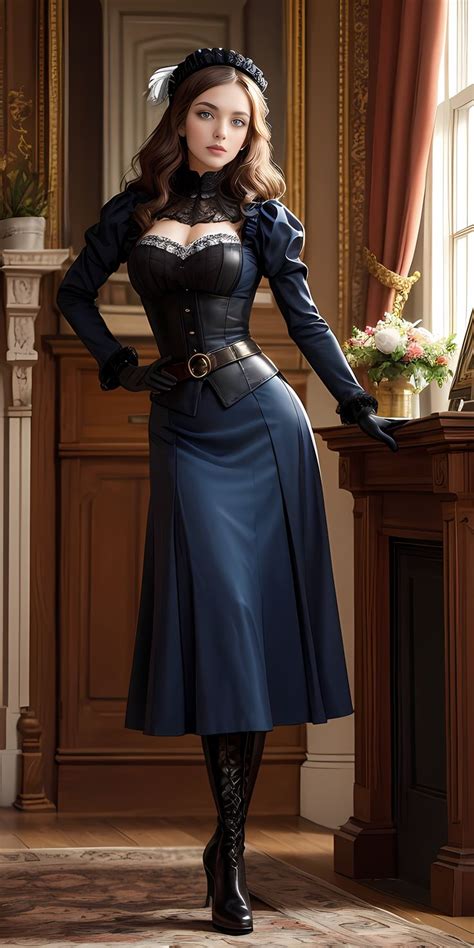 From Victorian Elegance To Crazy Steampunk A Lady Wearing Suits In