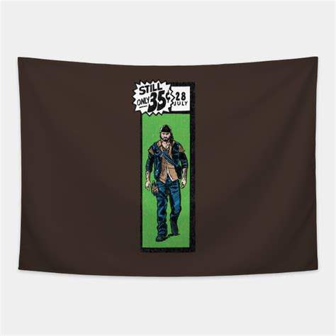 Comic book corner box - Deacon Days Gone fan art - Days Gone - Tapestry | TeePublic