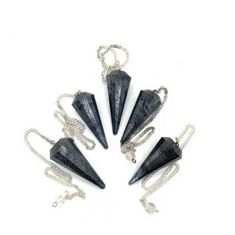 Hematite 12 Facet Gemstone Pendulum Healing Dowsing Energy Balancing At