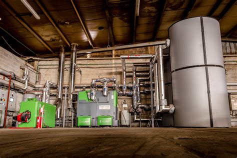 Installation d une chaudière biomasse aux Ateliers du Saupont Coretec