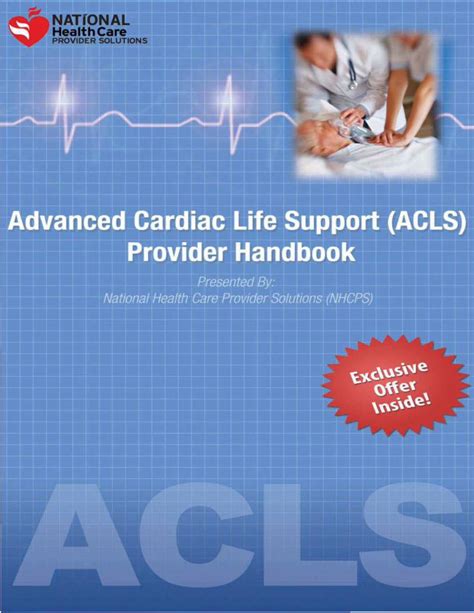 PDF Advanced Cardiac Life Support ACLS Provider Handbook Review