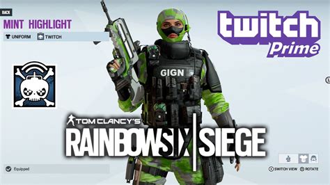 Twitch Twitch Prime Bundle Rainbow Six Siege Youtube