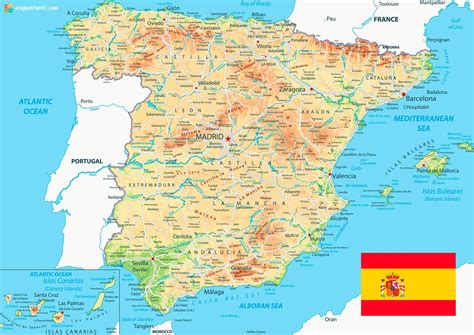 Mapa De Los R Os De Espa A Etapa Infantil