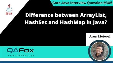 Difference Between Arraylist Hashset And Hashmap In Java Core Java