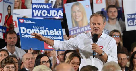 Wybory Finisz Kampanii Ko Tusk Na Wiecu Mia Wyra Ne Problemy