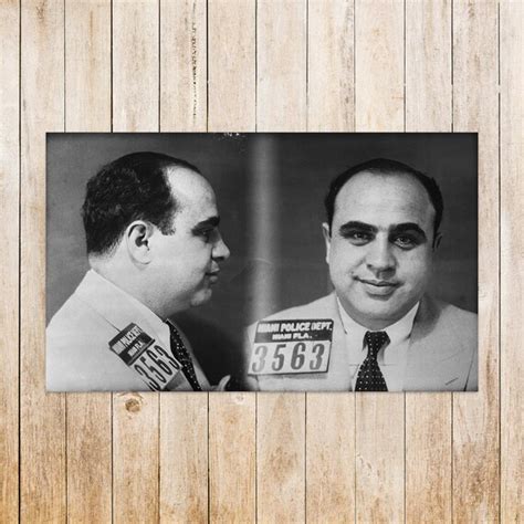 Al Capone Print Al Capone Mugshot Celebrities Mugshots - Etsy