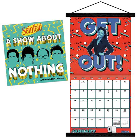 Trends International 2024 Seinfeld Wall Calendar & Magnetic Frame - Walmart.com