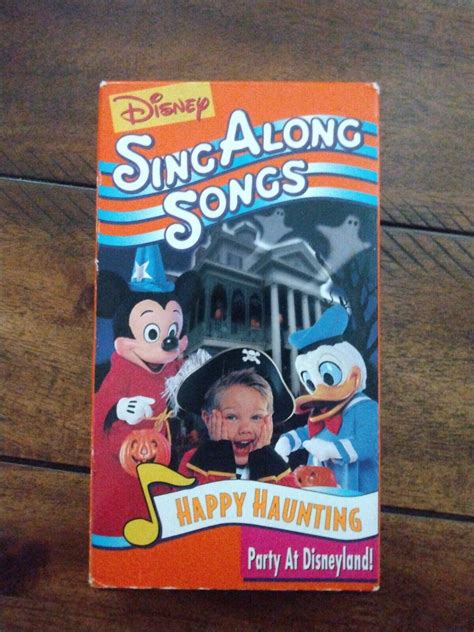 Mavin Disney Sing Along Songs Happy Haunting Party At Disneyland Vhs