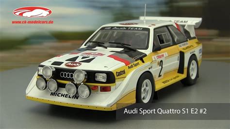 Ck Modelcars Video Audi Sport Quattro S E Th Rallye Monte Carlo