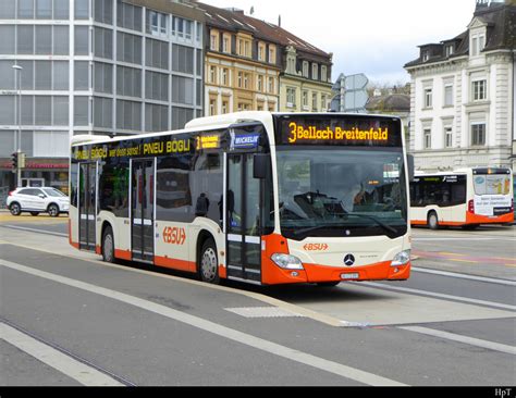 BSU Mercedes Citaro Nr 93 SO 172093 Bei SBB Bahnhof In Solothurn Am