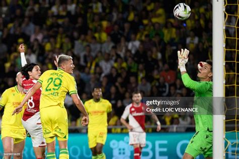 Monacos Japanese Forward Takumi Minamino Shoots To Score His Teams News Photo Getty Images