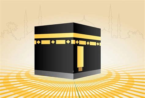 Laeacco Glitter Hajj Mubarak Background Ramadan Islamic Muslim Islam