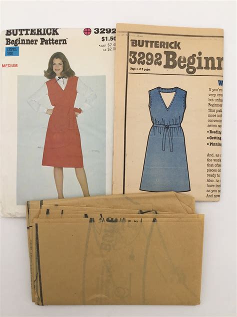 Patterns Butterick 3292 UNCUT Misses Easy Jumper Pattern Kits How To