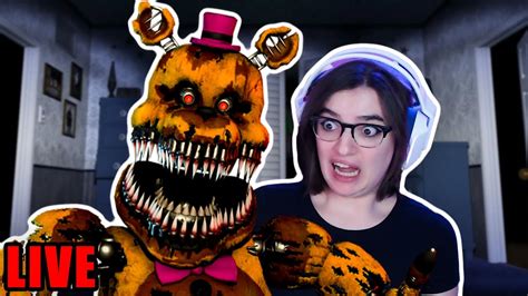 LIVE FNAF 4 REVISITED GIVE ME THE HALLUCINATION GAS YouTube