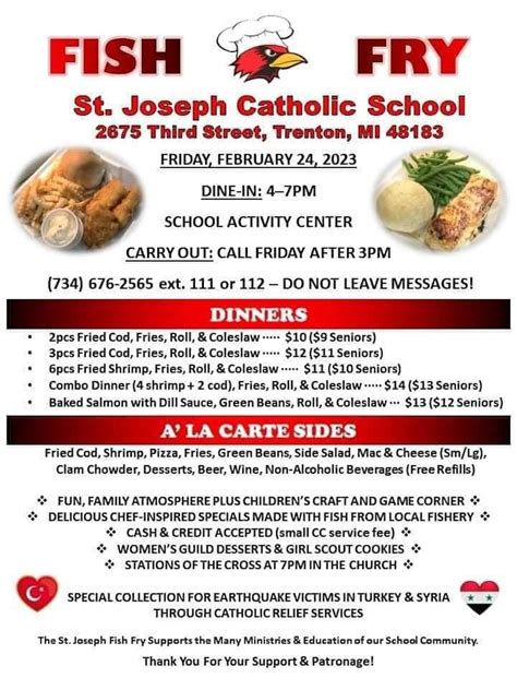 Mitchs Friday Fish Fry Review St Joseph Trenton Detroit Catholic