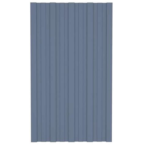 Panneaux de toiture 36 pcs Acier galvanisé Gris 80x45 cm