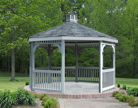 Vinyl Single Roof Octagon Gazebos | Gazebos by Style | GazeboCreations.com