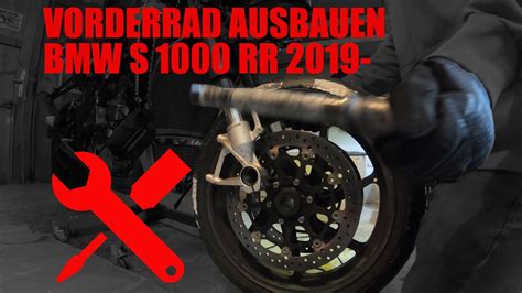 Tutorial Vorderrad Ausbauen Front Wheel Removal BMW S 1000 RR