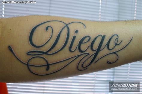 Diego Name Tattoos And Designs Zonatattoos