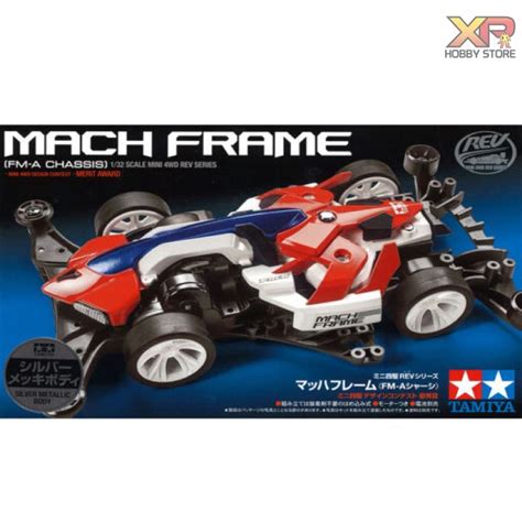 Tamiya Mach Frame Silver Metallic Body FM A Chassis TA 95164