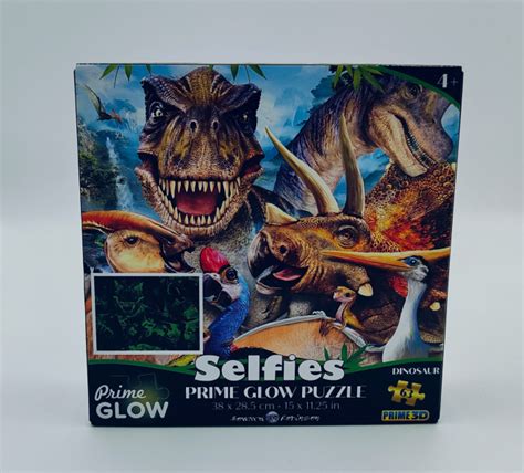 Petjes Prime Glow Puzzle Dinosaur