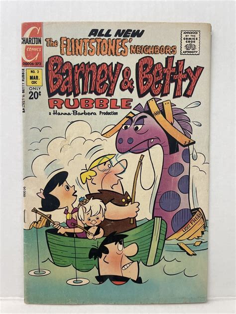 Barney And Betty Rubble 2 1973 Flintstones Charlton Comic Books