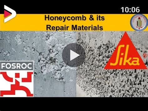 Honeycomb in Concrete and its repair materials | How to repair ...