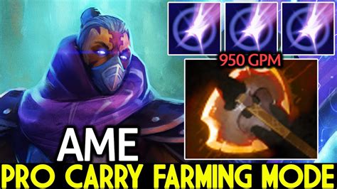 Ame Anti Mage Top Pro Carry Farming Mode Gpm Dota Youtube