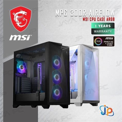 Jual Msi Gaming Case Mpg Gungnir R Airflow Argb Tempered Glass