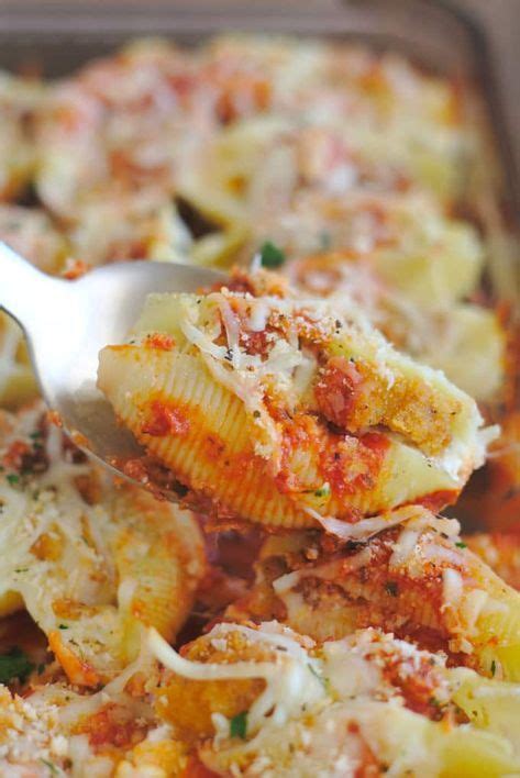 Chicken Parmesan Stuffed Shells The Salty Marshmallow Recipe