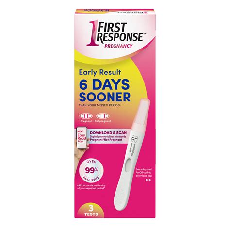 First Response Early Result Pregnancy Test Pack Packaging Test