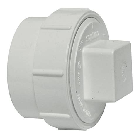 Canplas As Pvc Female Cleanout Adapter With Plug Inch White